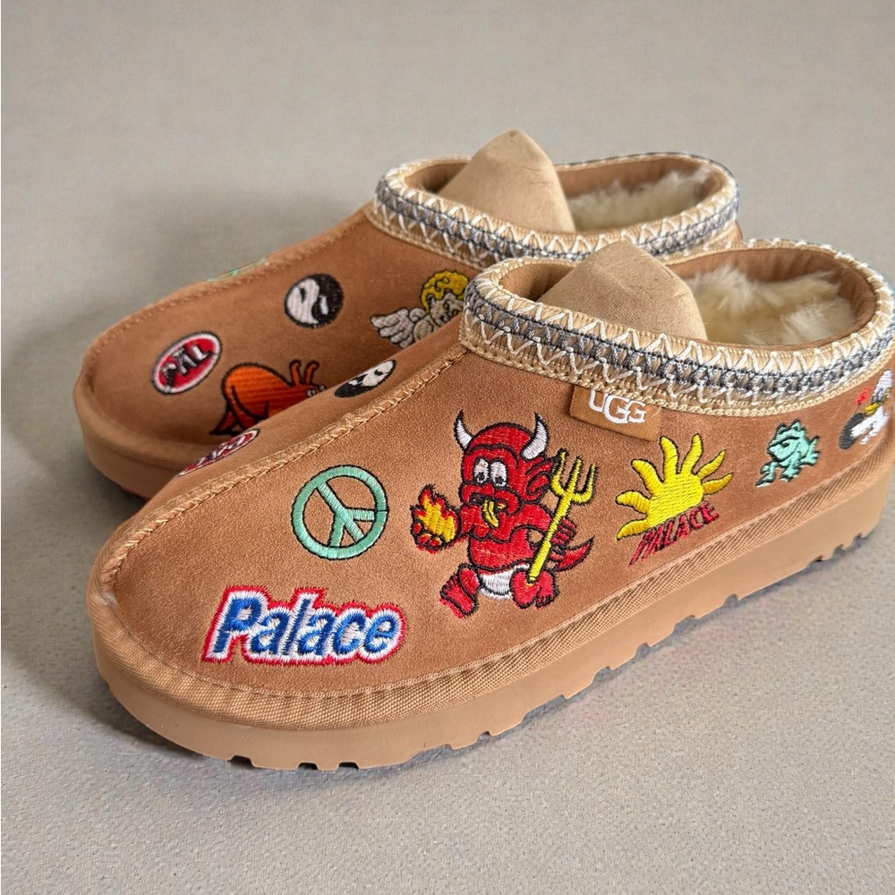 UGG x Palace Tasman in Chestnut